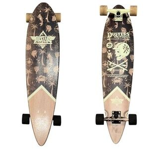 Dusters California Moto Seaside Longboard Skateboard 8.75” x 37”